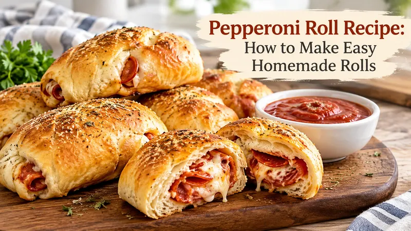 Pepperoni Roll Recipe: How to Make Easy Homemade Rolls
